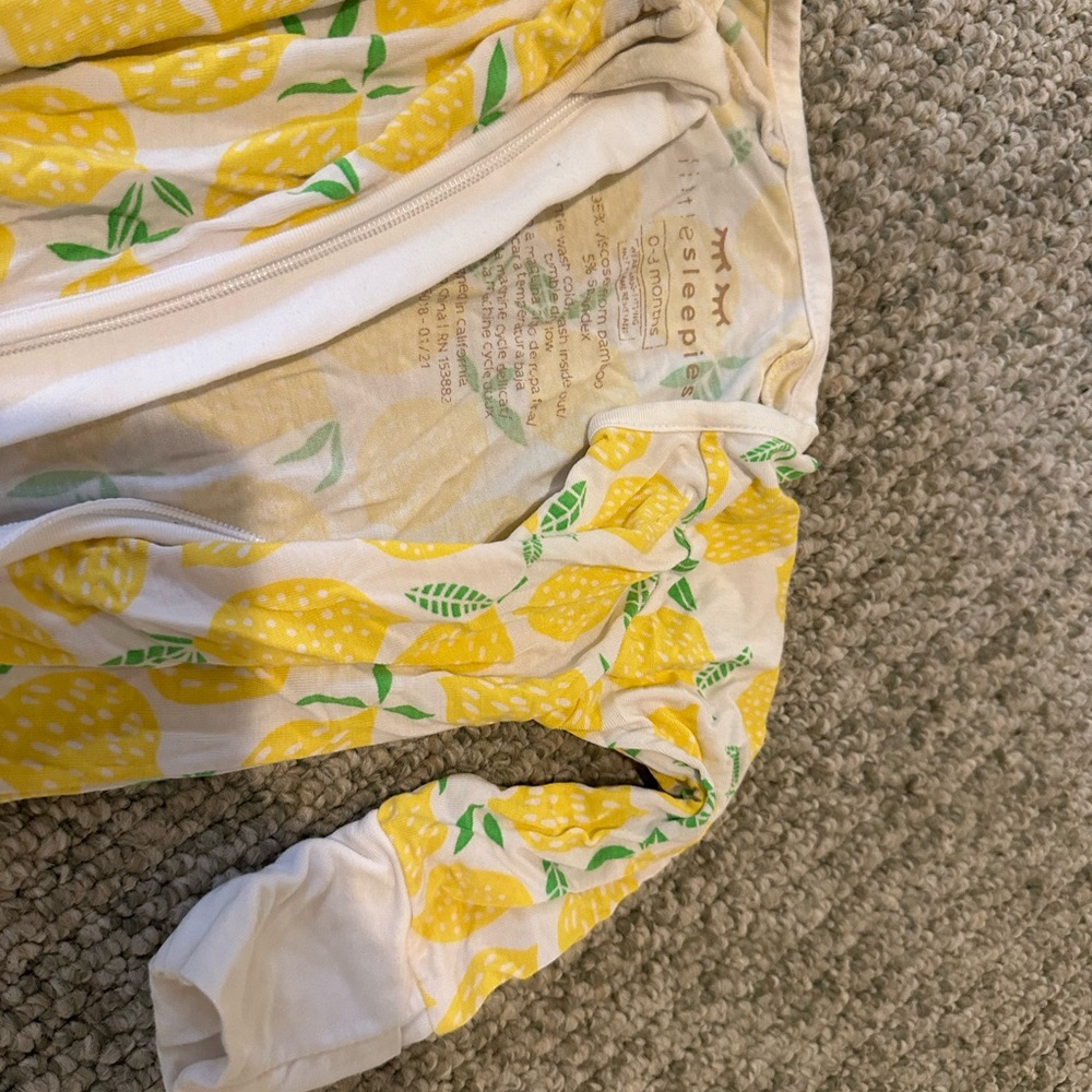 Like new — Little Sleepies Kids Pajamas - set of 4, size 0-3mos - Picture 2 of 5